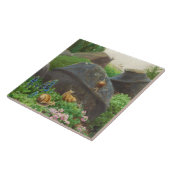 Slakken in een rotstuin (door H.A. Brendekilde) Tegeltje (Zijkant)