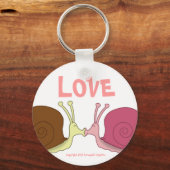 Slakken in Love Sleutelhanger (Voorkant)