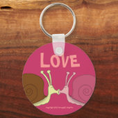 Slakken in Love Sleutelhanger (Voorkant)