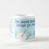 Slakken kerstcadeau koffiemok (Voorkant links)