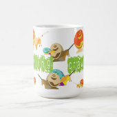 slakken kruipen koffiemok (Center)