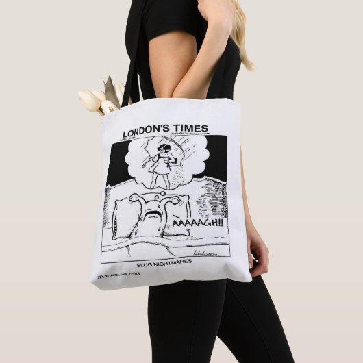 Slakken Nachtmerries Klassieke LTCartoons Strip Tote Bag (Dichtbij)