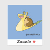 Slakken Nathan Cartoon Slakken Sticker (Vel)