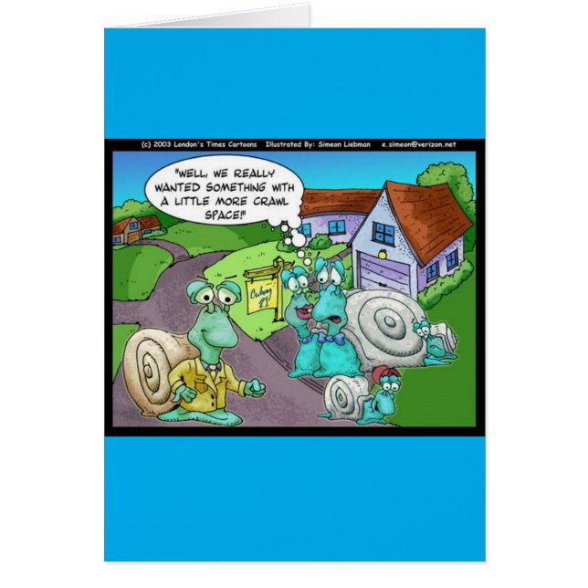 Slakken Onroerend Goed Verkoop Grappige Cadeaus &  (Voorkant)