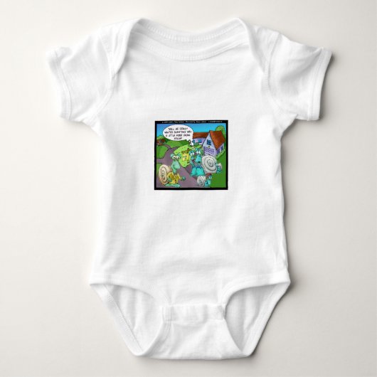 Slakken Onroerend Goed Verkoop Grappige Cadeaus & Romper (Voorkant)