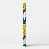 Slakken silhouetten: geel, roze patroon. Case-Mate iPhone case (Achterkant / Rechts)