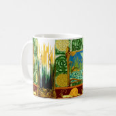 slakken tilontwerp kunst nieuwe koffiemok (Voorkant links)