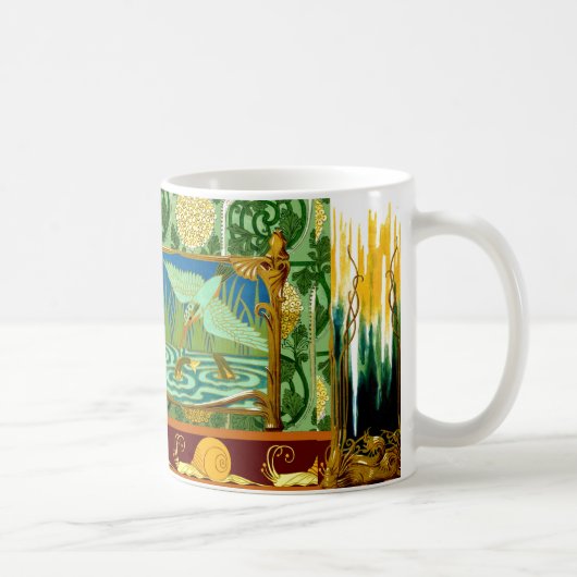 slakken tilontwerp kunst nieuwe koffiemok (Rechts)