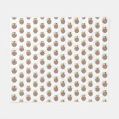 Slakken ventilatorbak - Uw kleuren Fleece Deken (Voorkant (Horizontaal))