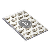 Slakken zijn mijn Friends Monogram Notitieboek (Rechterzijde)