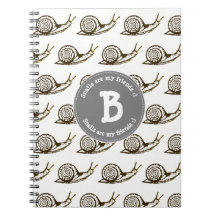 Slakken zijn mijn Friends Monogram