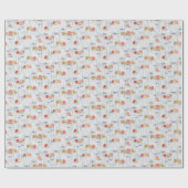 Slakken zingen in de regen cadeaupapier (Vlak)