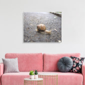 Slakkengang Canvas Afdruk (Insitu (Woonkamer))