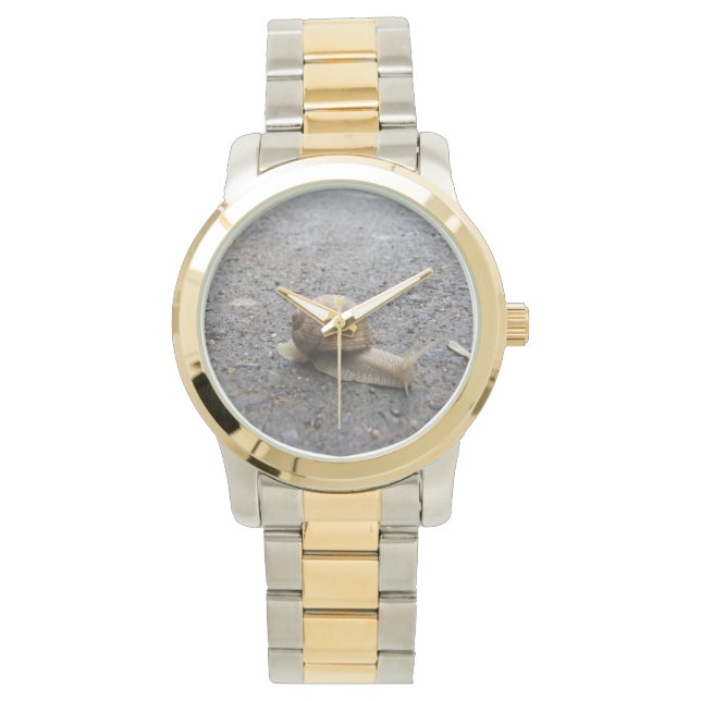 slakkengang horloge (Voorkant)
