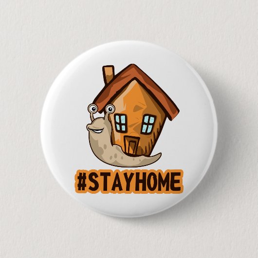 slakkenhuis ronde button 5,7 cm (Voorkant)