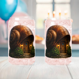 Slakkenhuis veerhuis betoverd bos kunst Koning  Blikvorm Glas