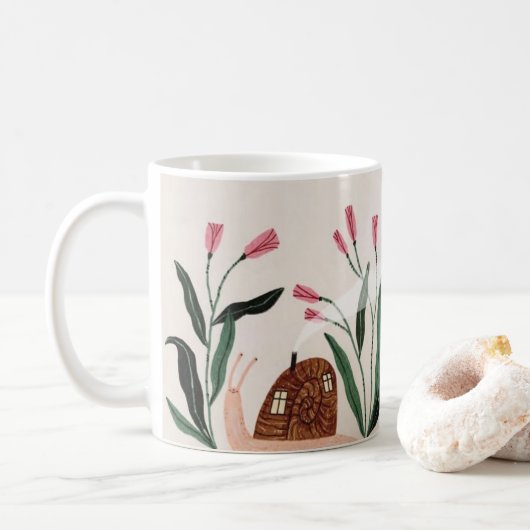Slakkenhuisje Whimsical Mok (Met donut)