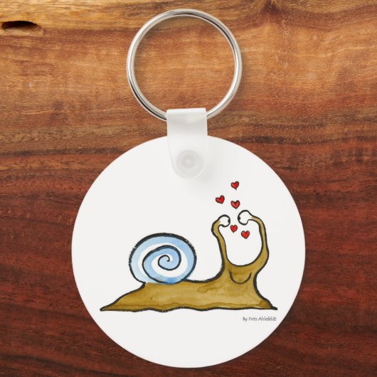 slakkenliefde sleutelhanger (Voorkant)