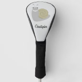 Slakkenontwerp op maat golfheadcover (Voorkant)