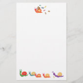 slakkenpost briefpapier (Voorkant)