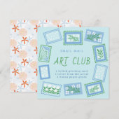 slakkenpost kunstclub kaart (Voorkant / Achterkant)