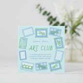 slakkenpost kunstclub kaart (Staand voorkant)