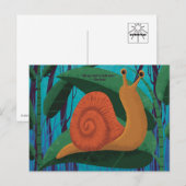 Slakkenpost Postkaarten Feestdagenkaart (Voorkant / Achterkant)