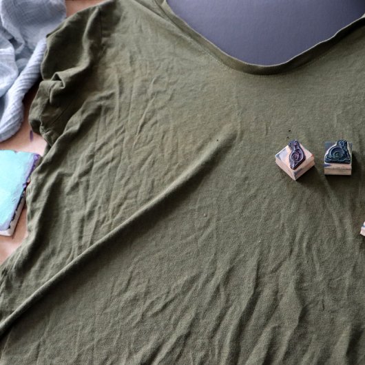 Slakkenpost Rubberstempel