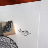 Slakkenpost Rubberstempel