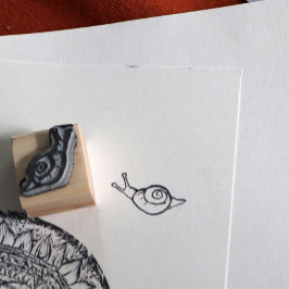 Slakkenpost Rubberstempel