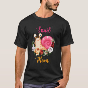 Slakkerij Mam Floral Slak Bow Stropdas Lover Moede T-shirt
