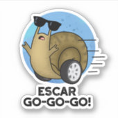 Slakkertje Pun Sticker (Voorkant)