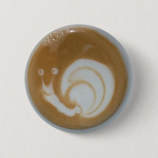Slakketelkoffiekunst Ronde Button 5,7 Cm (Voorkant)