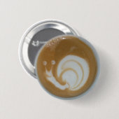 Slakketelkoffiekunst Ronde Button 5,7 Cm (Voorkant /achterkant)