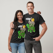 Slakschildpad ("Sloth Turtle Snail Piggyback Anima T-shirt (Unisex)