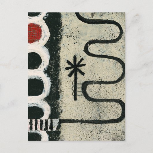 Slalom-Briefkaart Briefkaart (Voorkant)