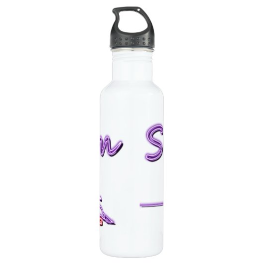 Slalom Water Ski Neon Waterfles (Achterkant)