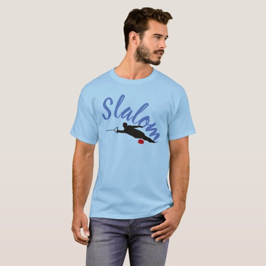 Slalom Water Ski T-Shirt (Voorkant volledig)