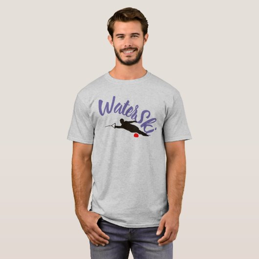 Slalom Water Ski T-Shirt (Voorkant volledig)