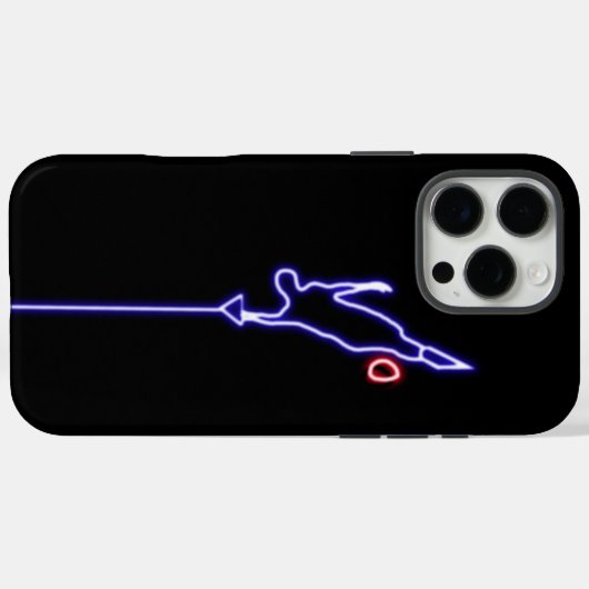 Slalom Water Skier iPhone 16 Pro Max Hoesje (Achterkant (horizontaal))