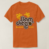 Slam Diego Retro Brown T-shirt (Design voorkant)