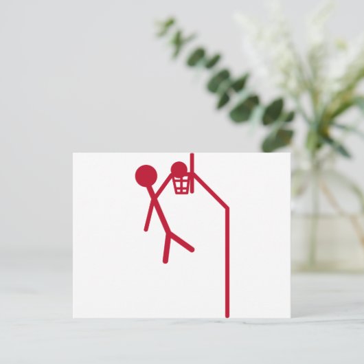 slam-duken briefkaart (Staand voorkant)