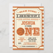  Slam Dunk 1st Birthday Ticket Kaart (Voorkant)