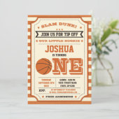  Slam Dunk 1st Birthday Ticket Kaart (Staand voorkant)