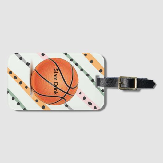"Slam Dunk"Acryl Bagagelabel (Voorkant (horizontaal))