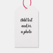 Slam Dunk Basketbal Kerstmis Cadeaulabel (Achterkant)