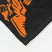 Slam Dunk Basketbal Lang  Fleece Deken (Hoek)