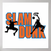slam dunk basketbal ontwerp poster (Voorkant)