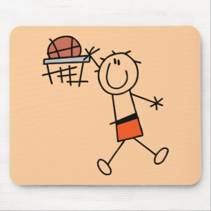 Slam Dunk Basketbal Oranje T-shirts en Cadeaus Muismat