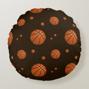 Slam Dunk Basketbal Patroon Sport Rond Kussen